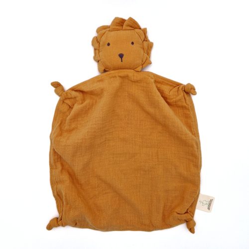 Knuffeldoekje Leeuwtje - Oker