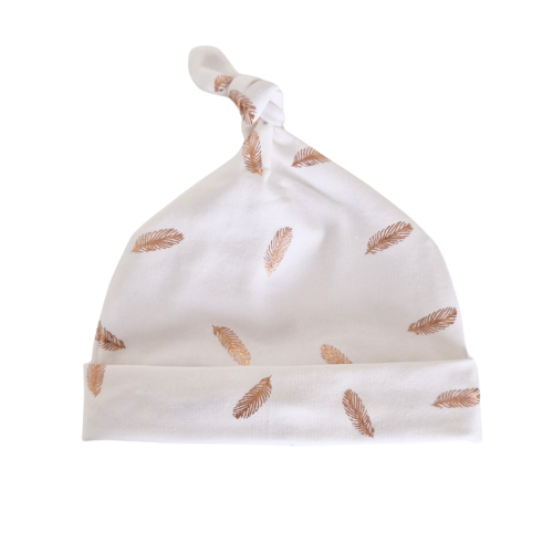 Baby Muts - Knoopmutsje Veertjes
